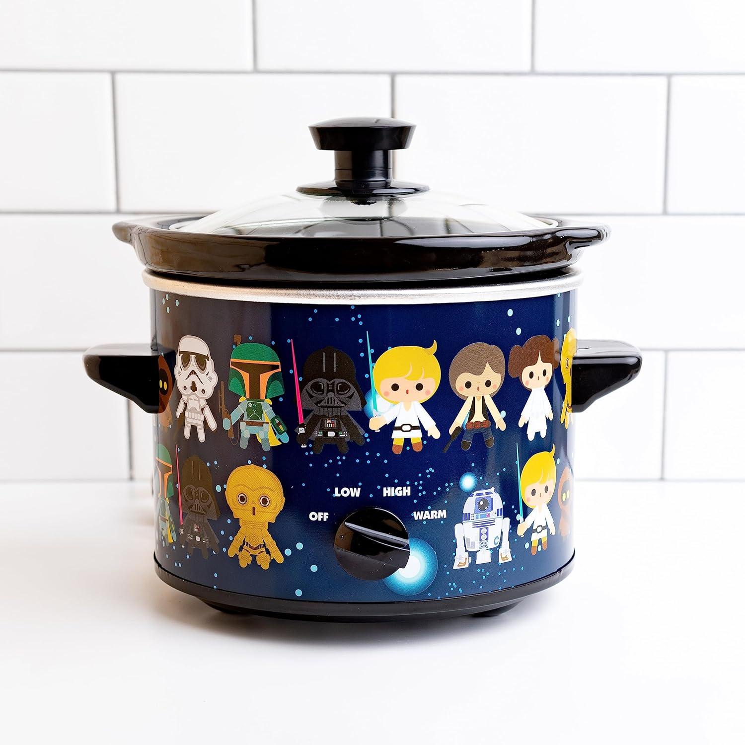 imageUncanny Brands Bluey 2qt Slow Cooker Small Kitchen ApplianceStar Wars