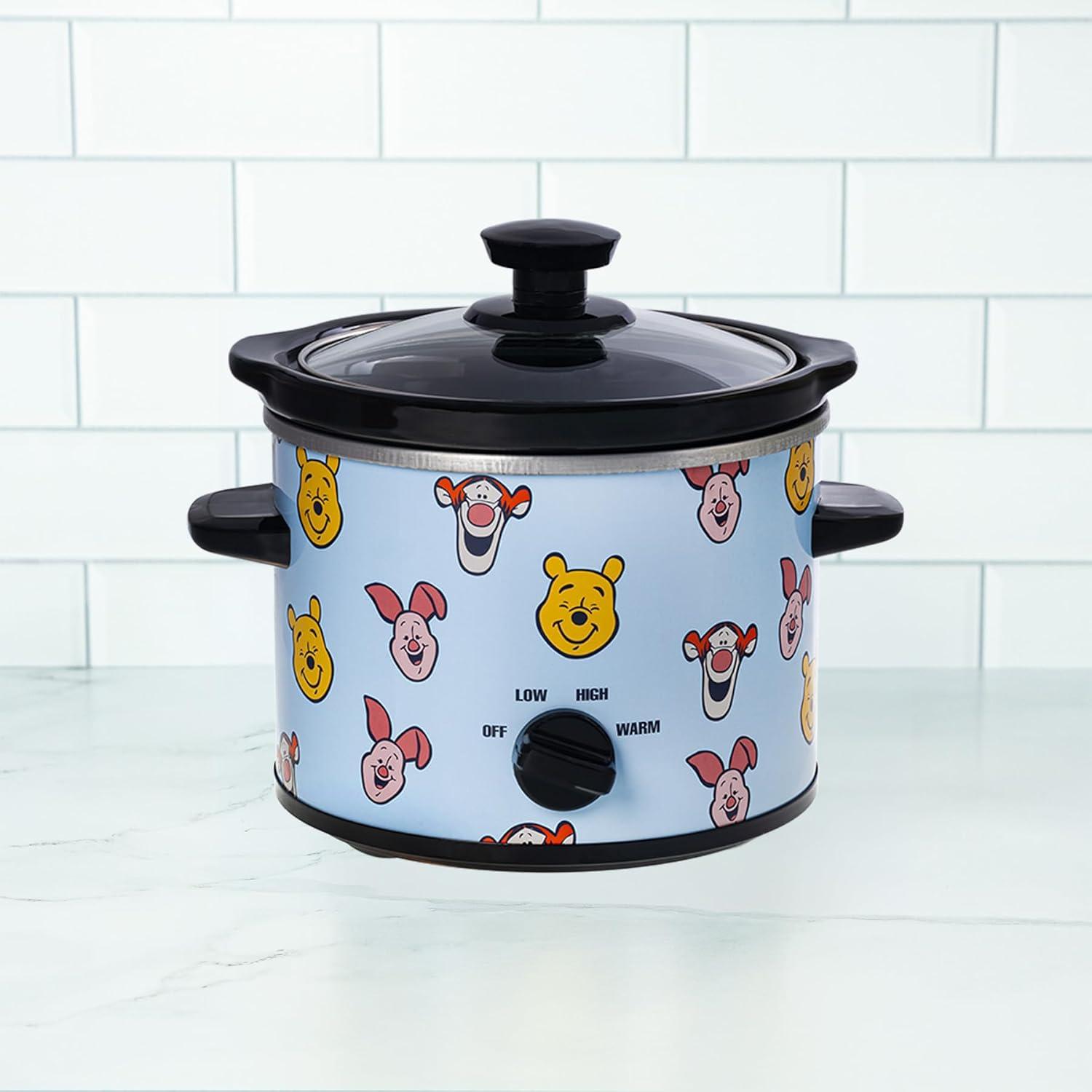 imageUncanny Brands Bluey 2qt Slow Cooker Small Kitchen ApplianceWinnie the Pooh