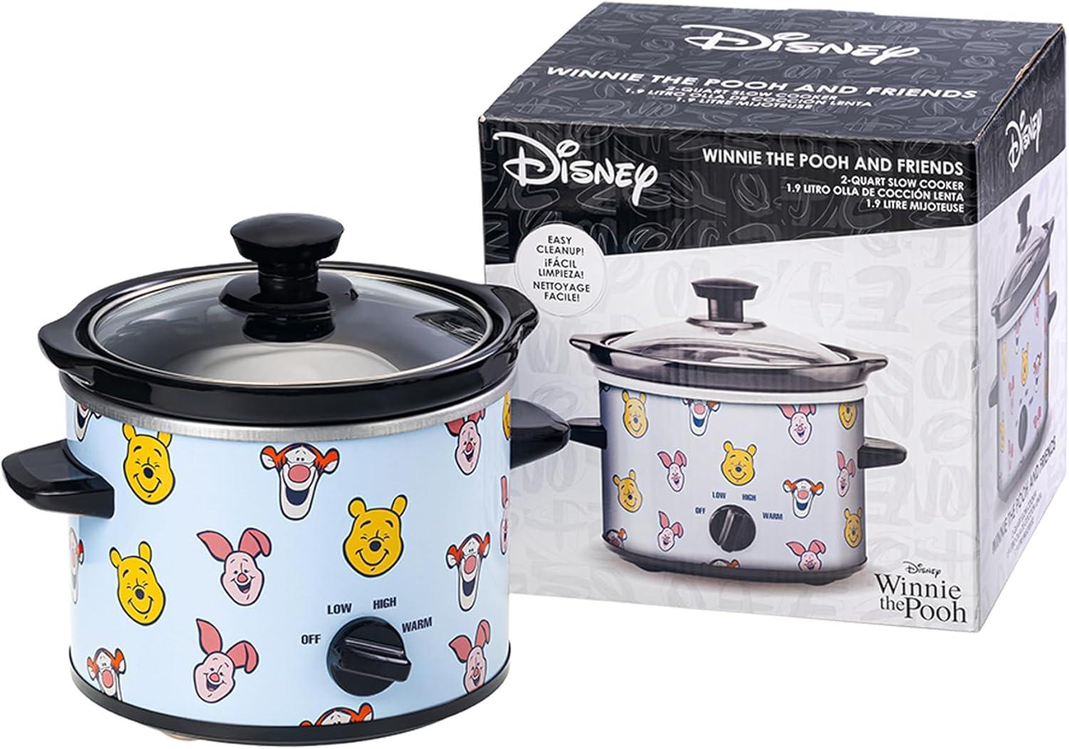 imageUncanny Brands Bluey 2qt Slow Cooker Small Kitchen ApplianceWinnie the Pooh