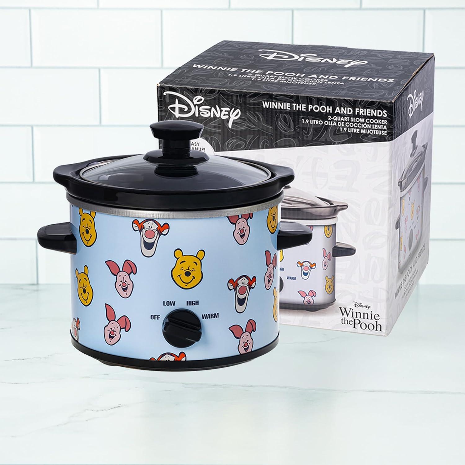 imageUncanny Brands Bluey 2qt Slow Cooker Small Kitchen ApplianceWinnie the Pooh