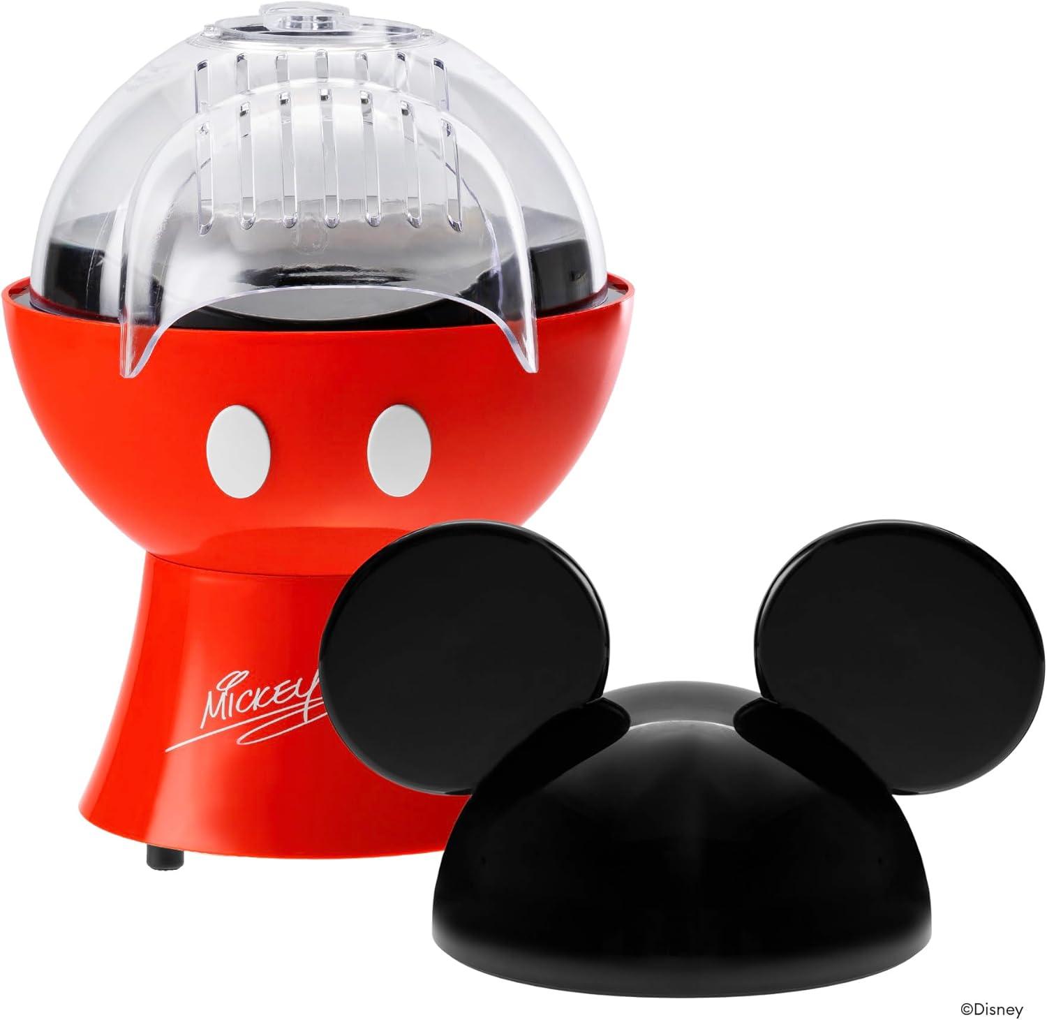 imageUncanny Brands Bluey Popcorn Maker OilFree Electric Hot Air Popper with 12 Paper Bags Officially LicensedMickey Mouse