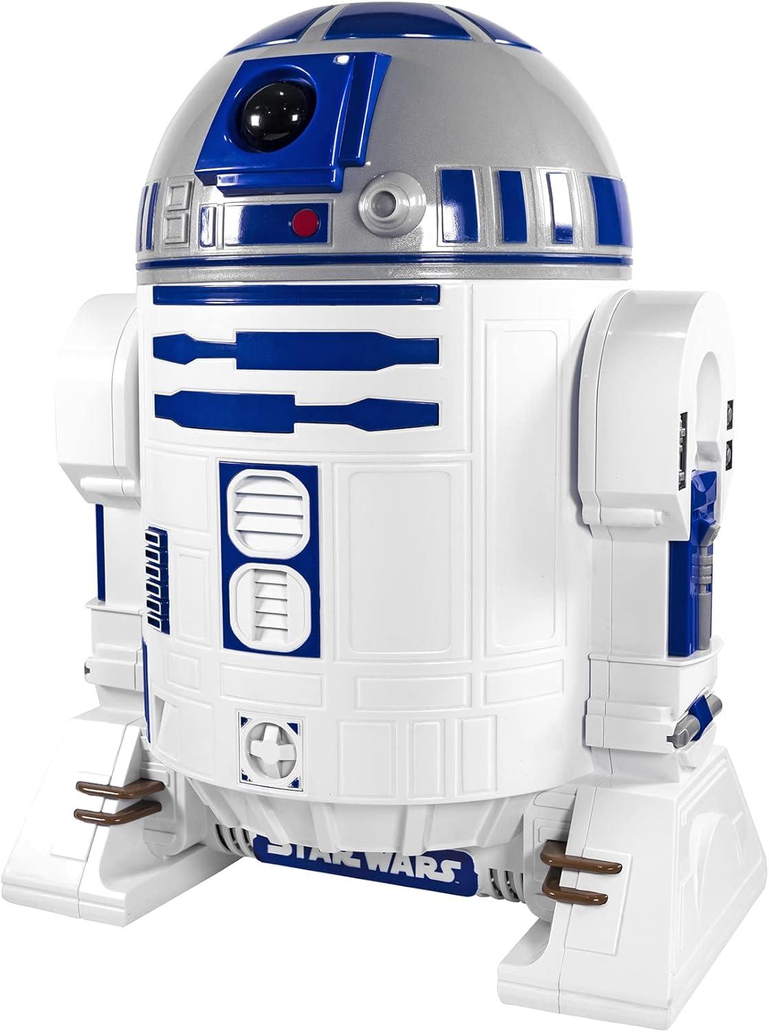 imageUncanny Brands Bluey Popcorn Maker OilFree Electric Hot Air Popper with 12 Paper Bags Officially LicensedR2D2