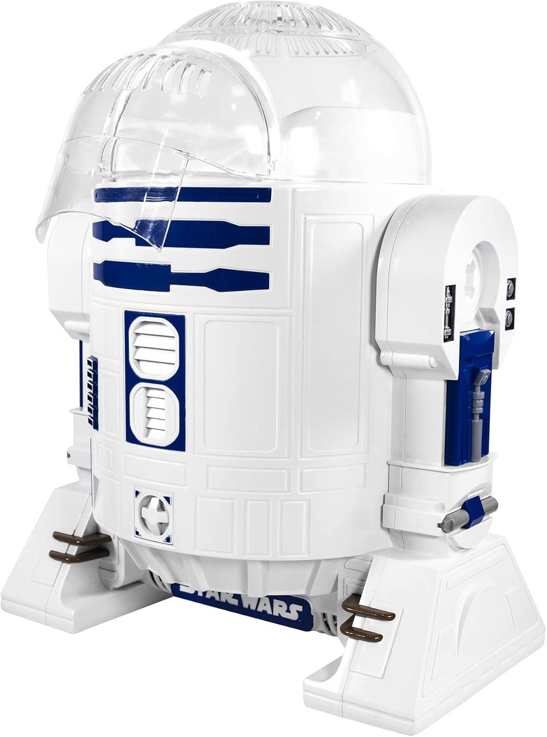 imageUncanny Brands Bluey Popcorn Maker OilFree Electric Hot Air Popper with 12 Paper Bags Officially LicensedR2D2