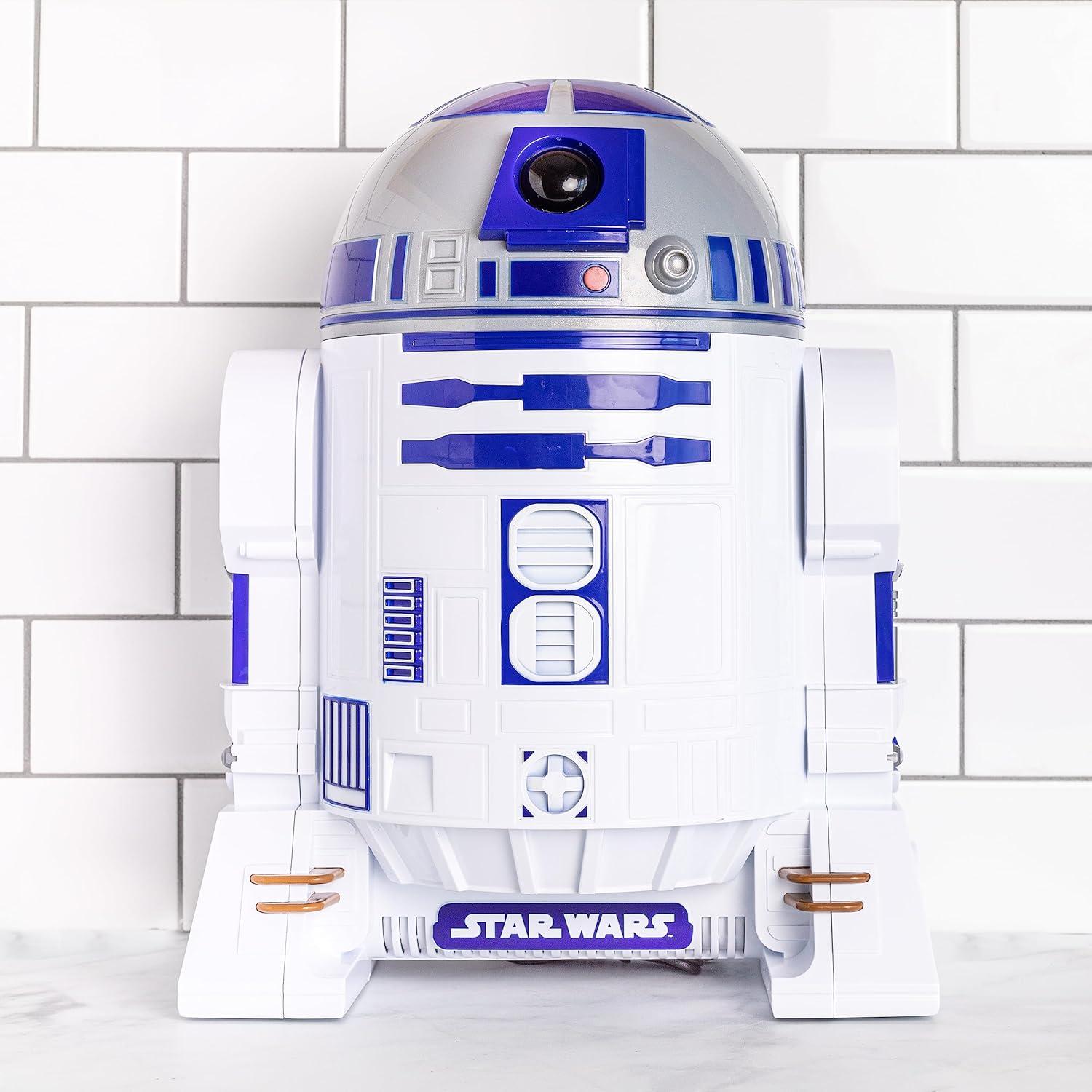 imageUncanny Brands Bluey Popcorn Maker OilFree Electric Hot Air Popper with 12 Paper Bags Officially LicensedR2D2