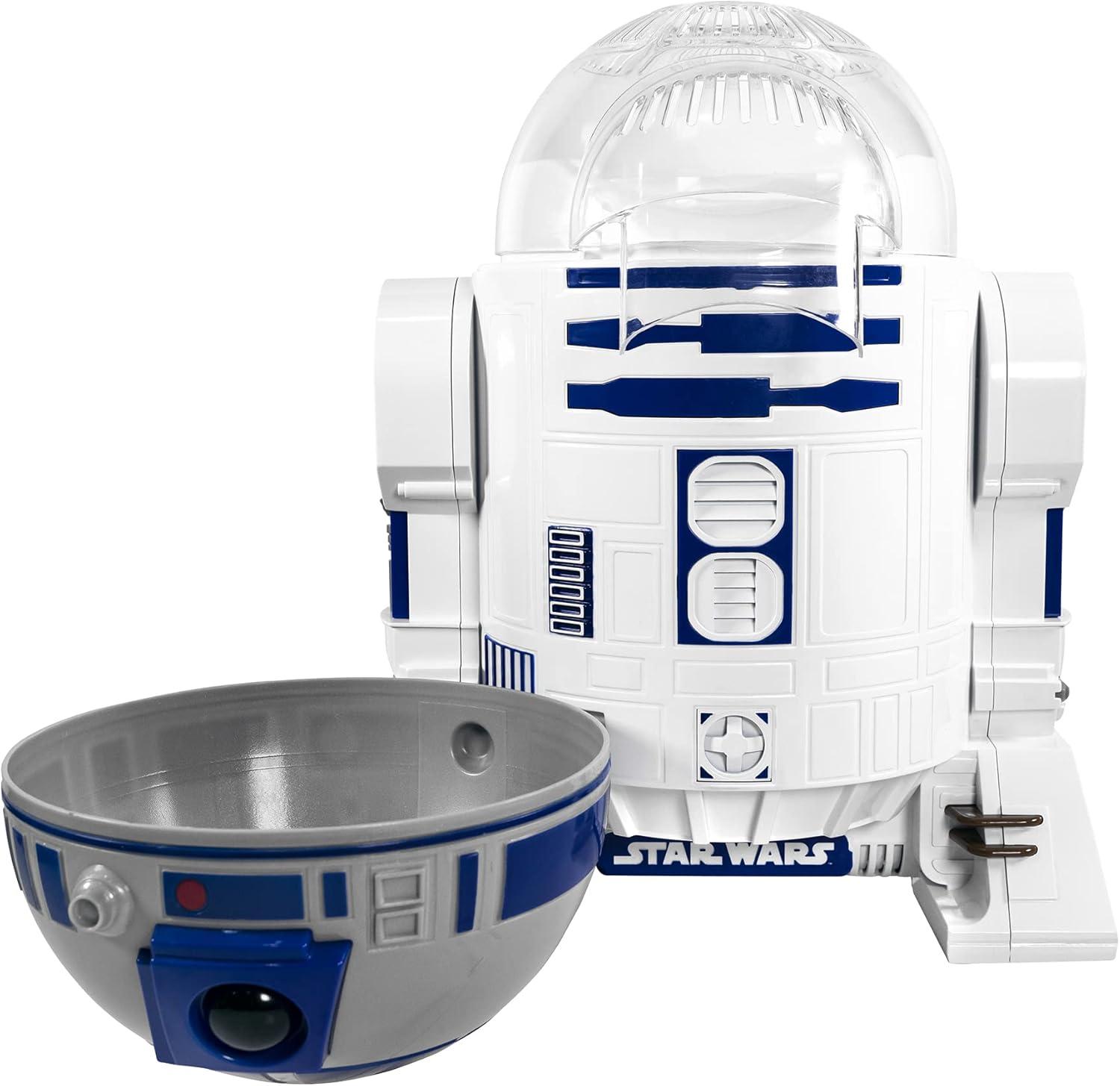 imageUncanny Brands Bluey Popcorn Maker OilFree Electric Hot Air Popper with 12 Paper Bags Officially LicensedR2D2