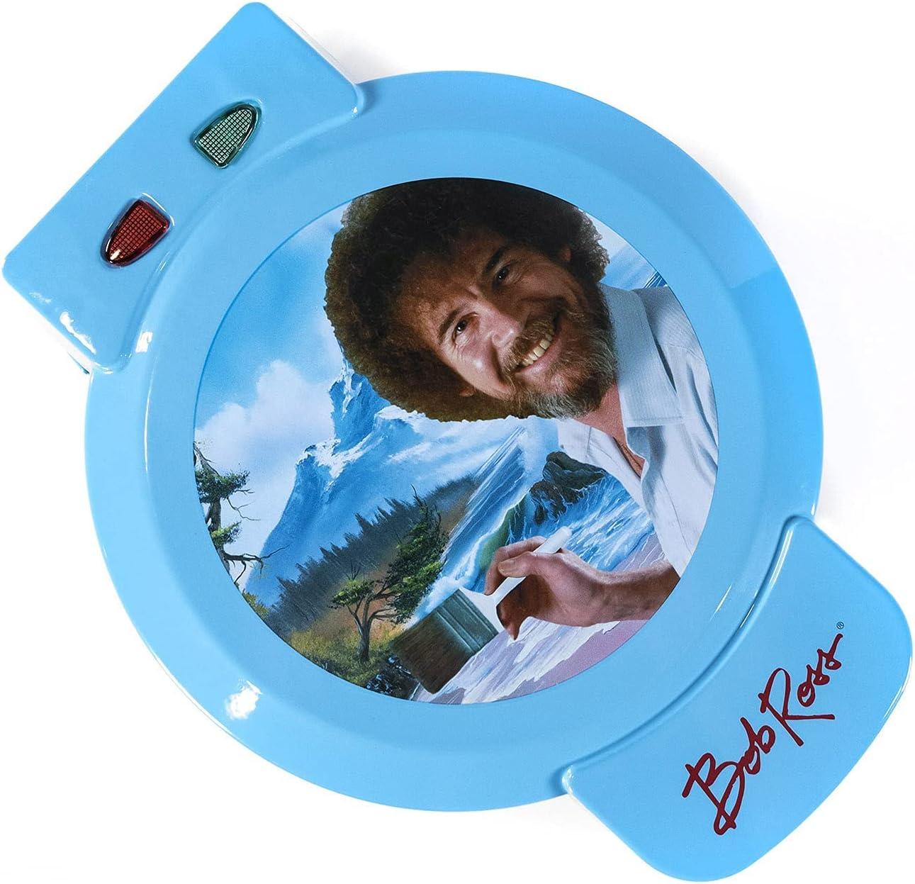 imageUncanny Brands Bluey Waffle Maker NonStick Round Waffle Iron Easy to Use and CleanBob Ross