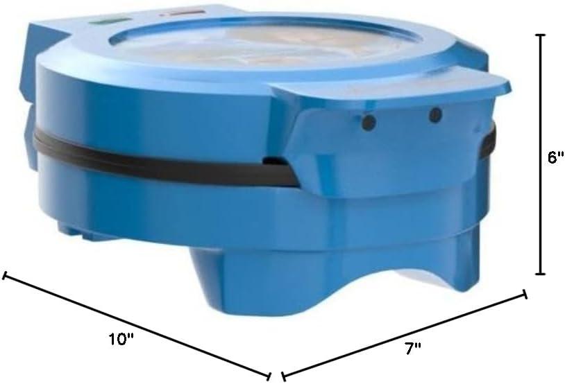 imageUncanny Brands Bluey Waffle Maker NonStick Round Waffle Iron Easy to Use and CleanBob Ross