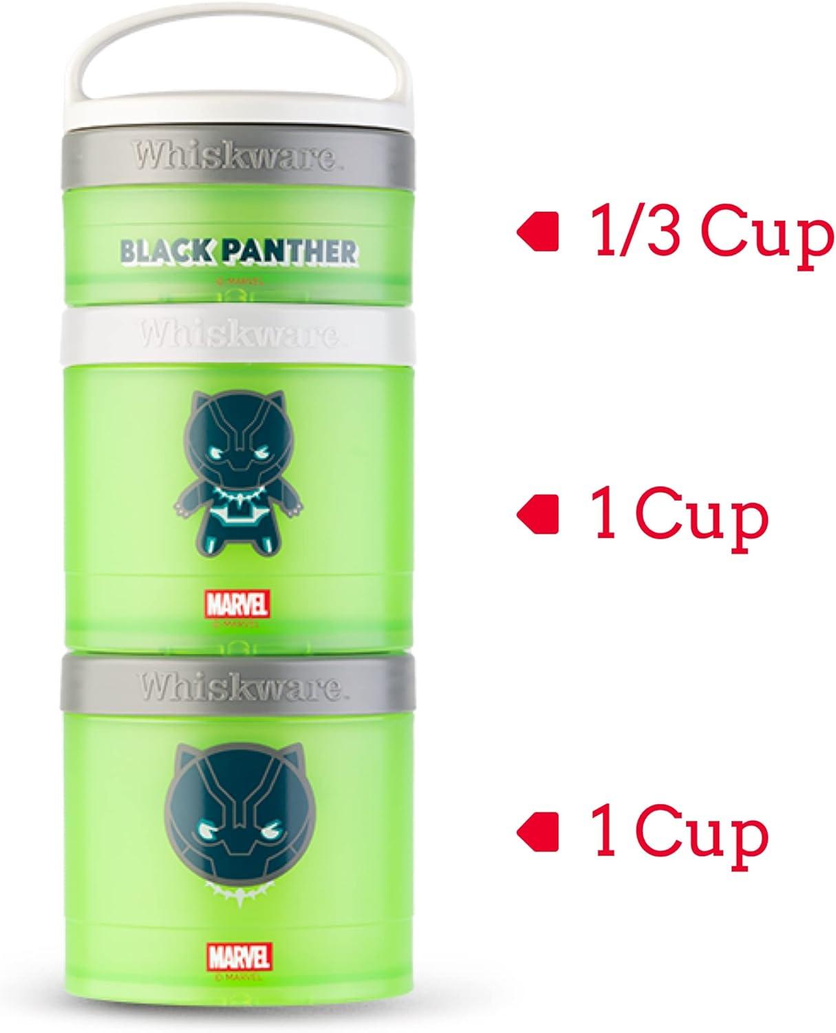 imageWhiskware Bluey Stackable Snack Containers for Babies Toddlers and Kids 3 Stackable Snack Cups for School and Travel Cupholder Friendly Bluey Chloe Bingo and Lila Best BuddiesCaptain America