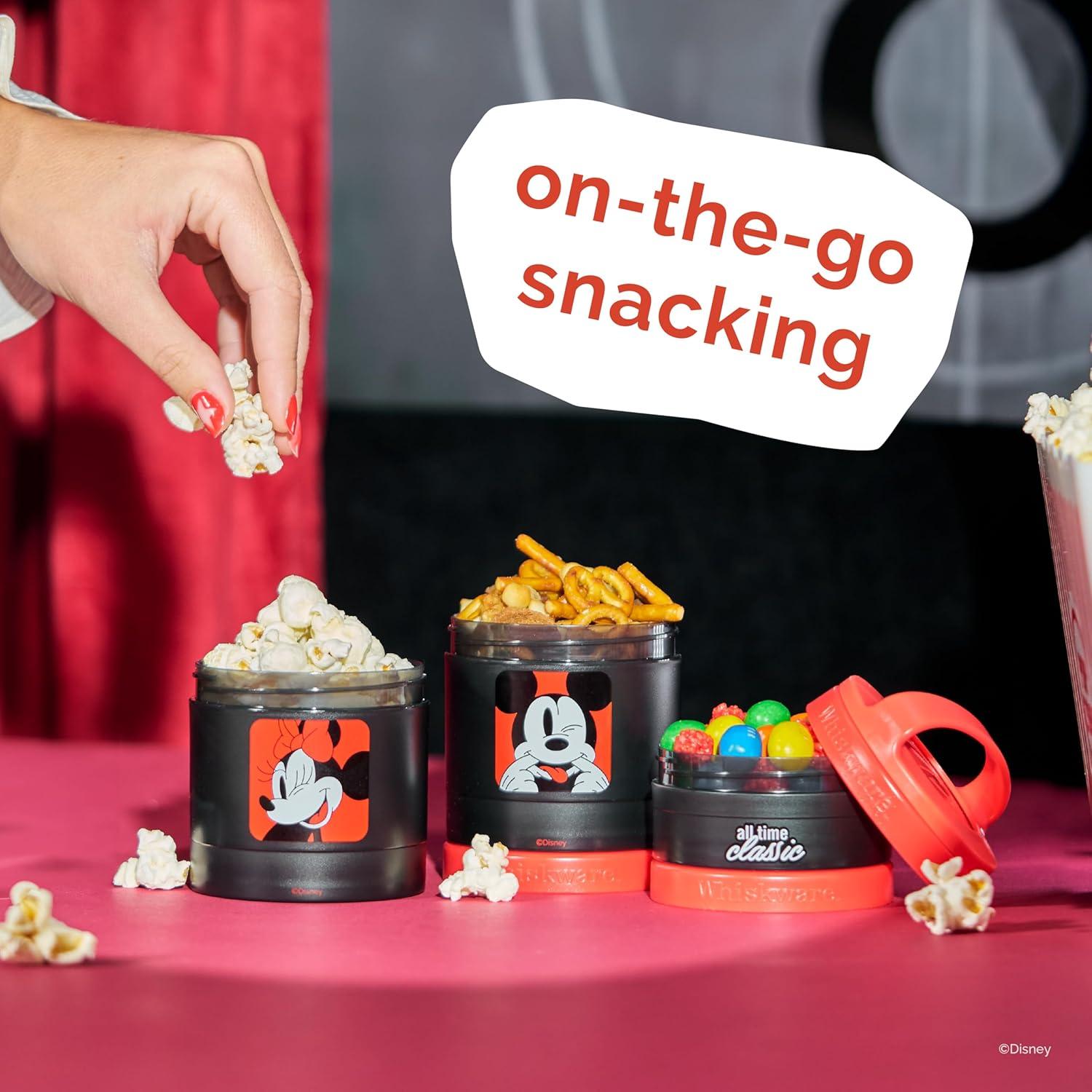 imageWhiskware Bluey Stackable Snack Containers for Kids and Toddlers 3 Stackable Snack Cups for School and Travel Bluey and Bingo HoorayPack of 1All Time Classic