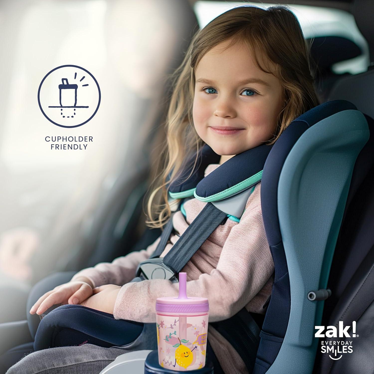 imageZak Designs 15oz Bluey Kelso Tumbler Set LeakProof ScrewOn Lid with Straw Made of Durable Plastic and Silicone Perfect Bundle for Kids 2 Count Pack of 1Space