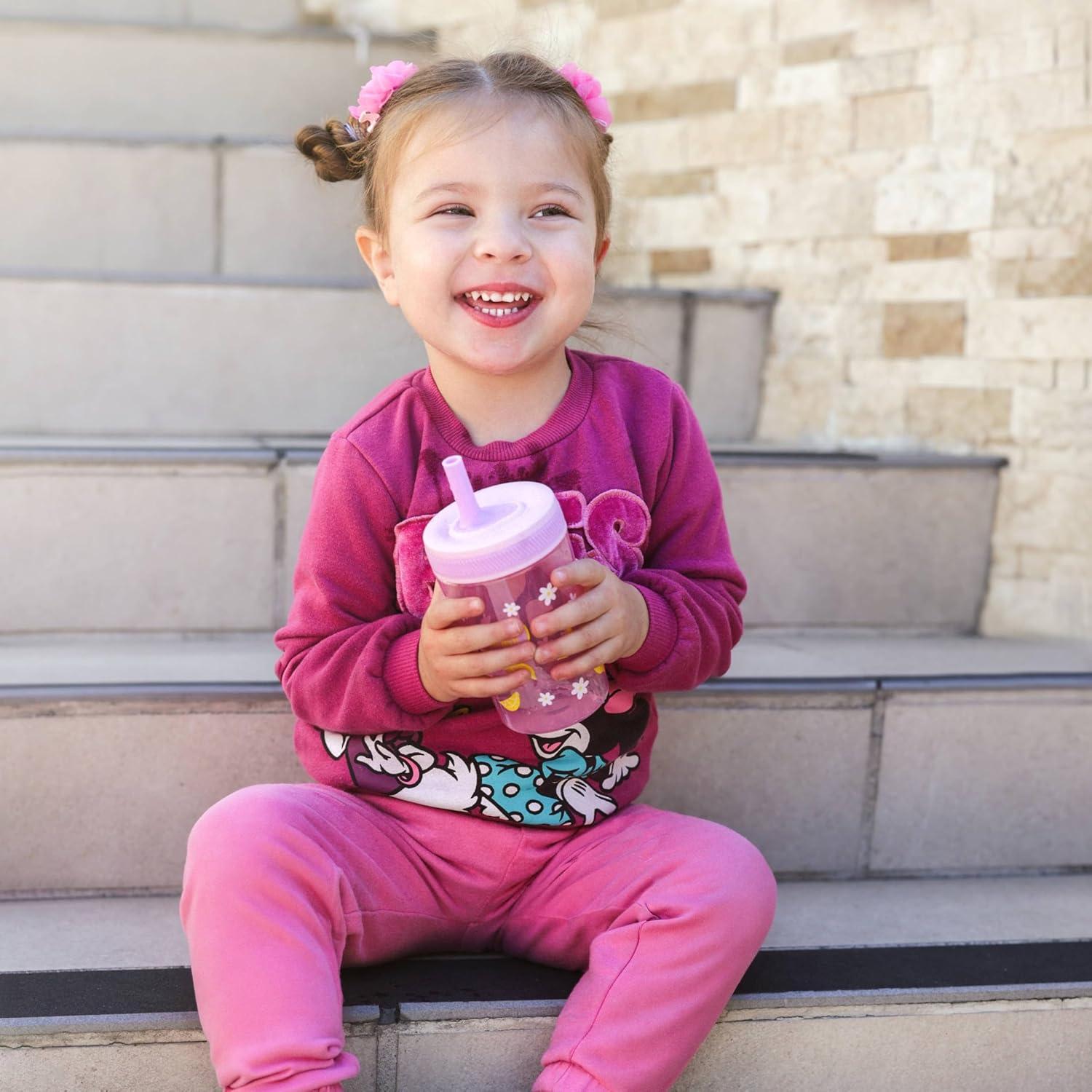 imageZak Designs 15oz Bluey Kelso Tumbler Set LeakProof ScrewOn Lid with Straw Made of Durable Plastic and Silicone Perfect Bundle for Kids 2 Count Pack of 1Sweet Berry Lemon Zest