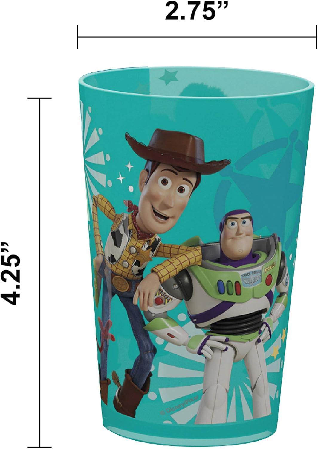 imageZak Designs Bluey Kids Dinnerware Gift Set Includes Plate Bowl Tumbler Water Bottle and Utensil Tableware Made of Durable Material and Perfect for Kids 6 Piece Gift Set BPAFreePixar Toy Story