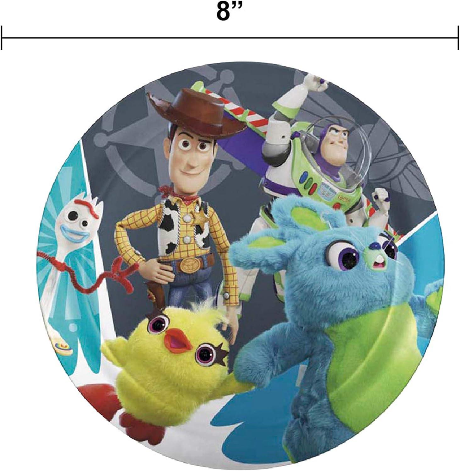 imageZak Designs Bluey Kids Dinnerware Gift Set Includes Plate Bowl Tumbler Water Bottle and Utensil Tableware Made of Durable Material and Perfect for Kids 6 Piece Gift Set BPAFreePixar Toy Story