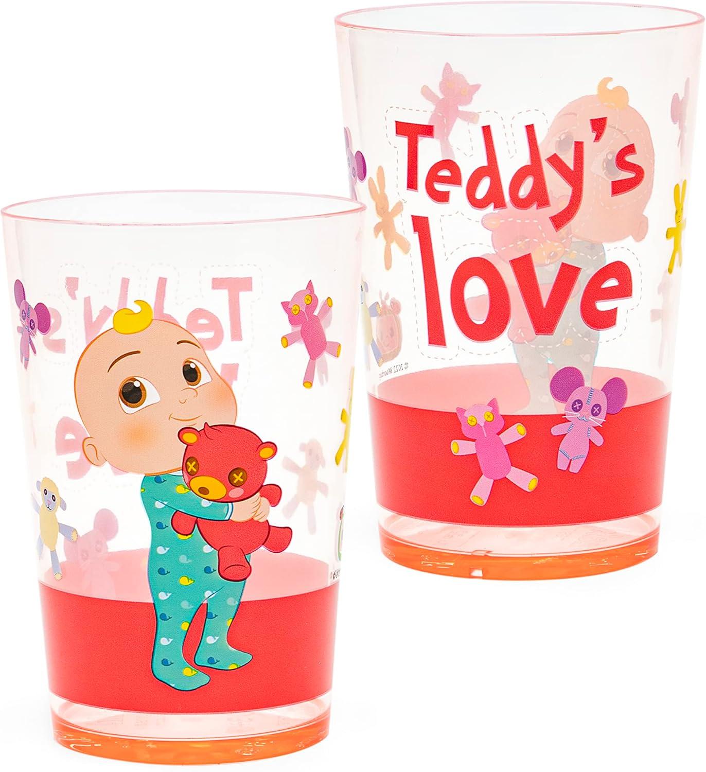 imageZak Designs Bluey Nesting Tumbler Set Includes Durable Plastic Cups with Variety Artwork Fun Drinkware is Perfect for Kids 145 oz 4Pack NonBPACoComelon