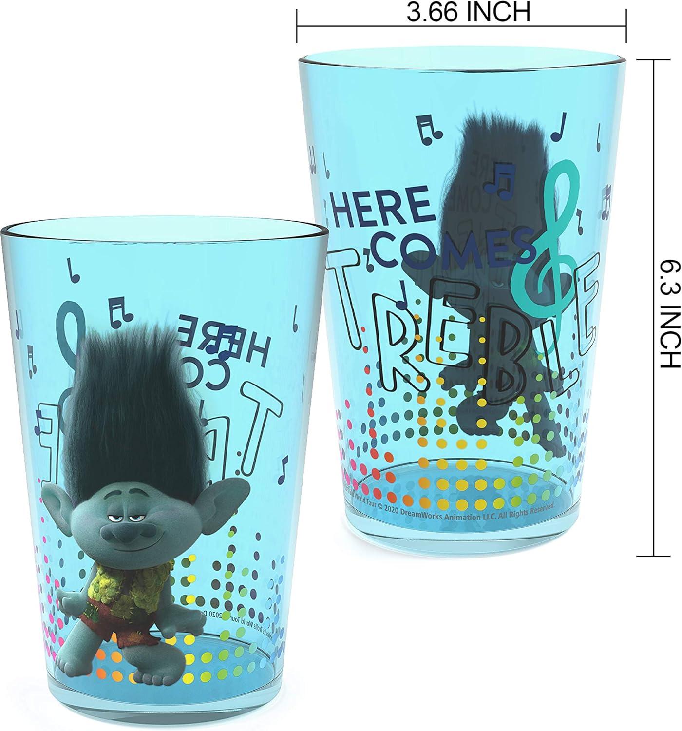 imageZak Designs Bluey Nesting Tumbler Set Includes Durable Plastic Cups with Variety Artwork Fun Drinkware is Perfect for Kids 145 oz 4Pack NonBPAPoppy Friends