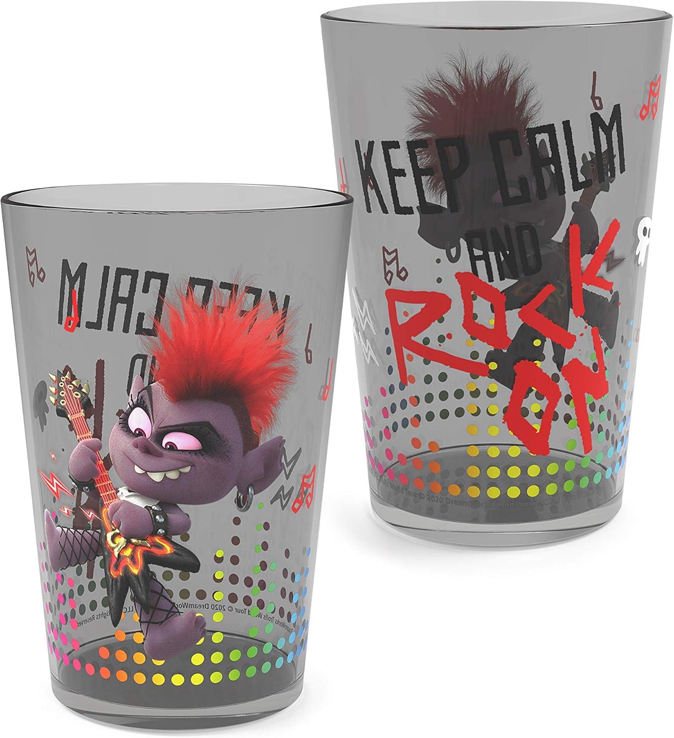 imageZak Designs Bluey Nesting Tumbler Set Includes Durable Plastic Cups with Variety Artwork Fun Drinkware is Perfect for Kids 145 oz 4Pack NonBPAPoppy Friends