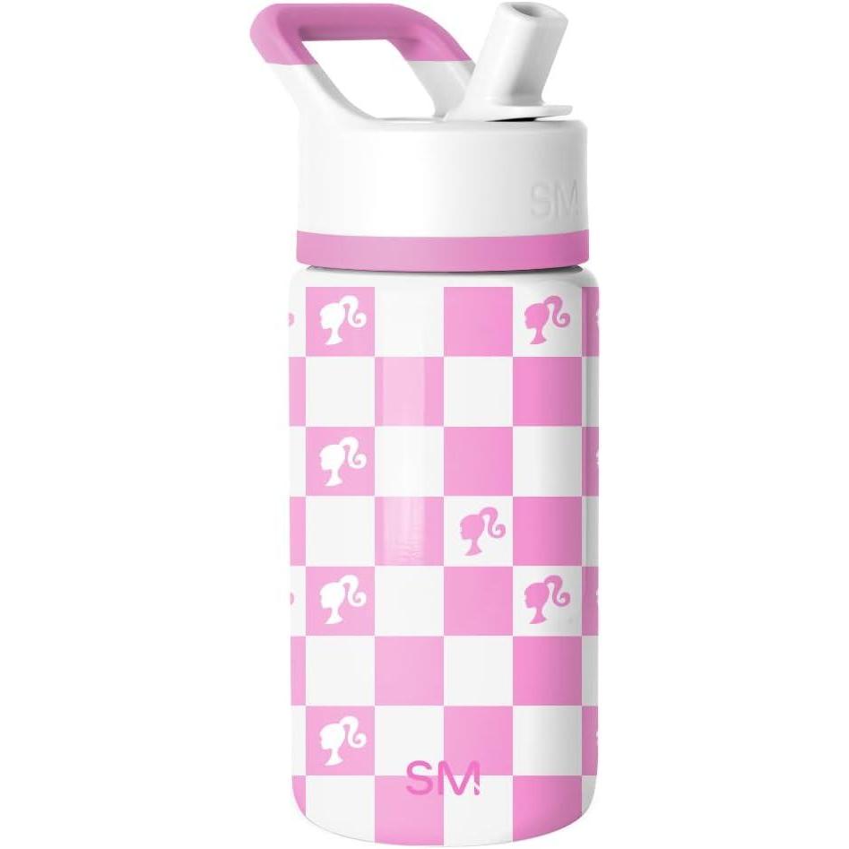 imageSimple Modern Kids Summit Water Bottle with Straw Lid Bluey 18oz Stainless Steel Cup Insulated Tumbler for Girls Boys School  Bluey SkyMattel Barbie Checkmate