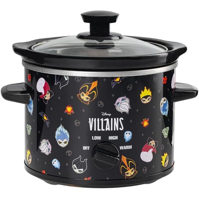imageUncanny Brands Bluey 2qt Slow Cooker  Small Kitchen ApplianceDisney Villains
