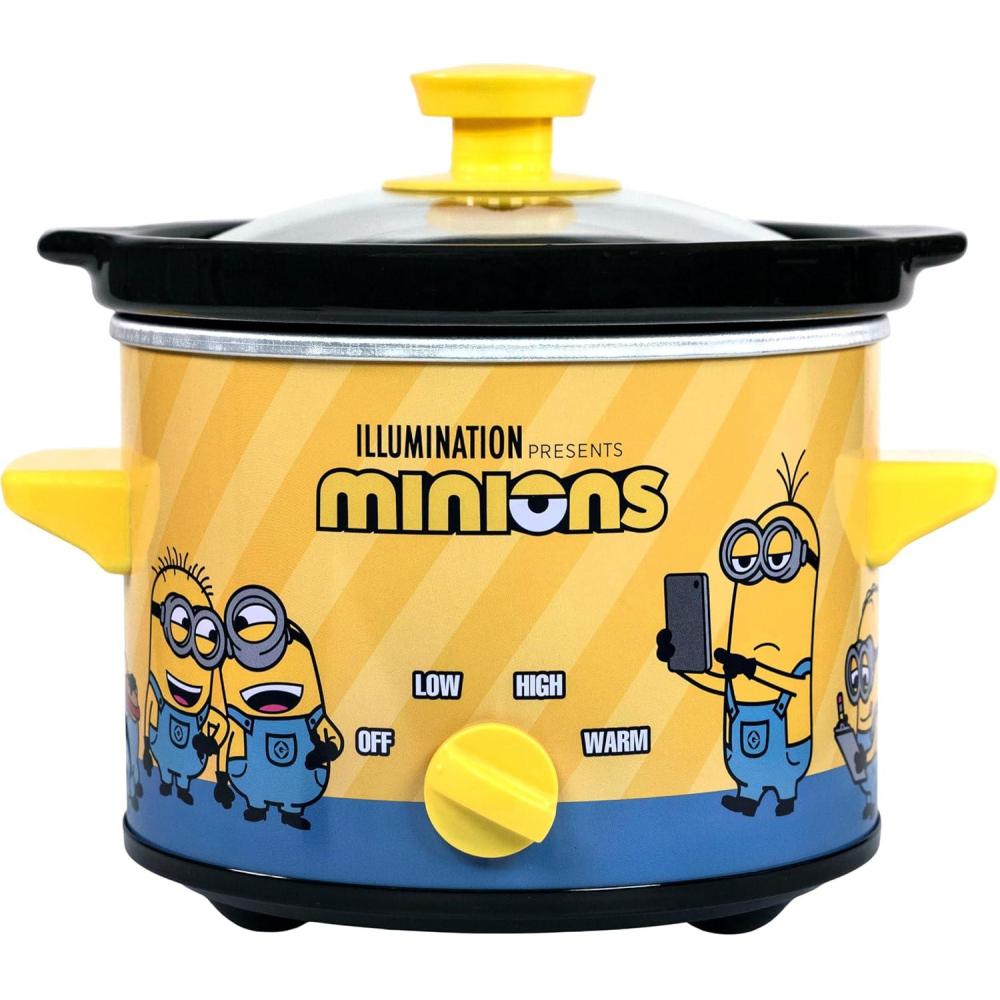 imageUncanny Brands Bluey 2qt Slow Cooker Small Kitchen ApplianceMinions