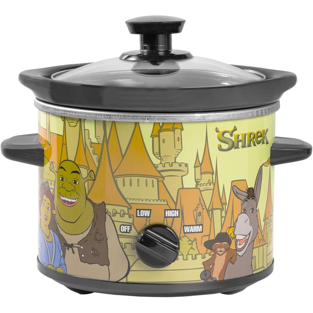 imageUncanny Brands Bluey 2qt Slow Cooker Small Kitchen ApplianceShrek