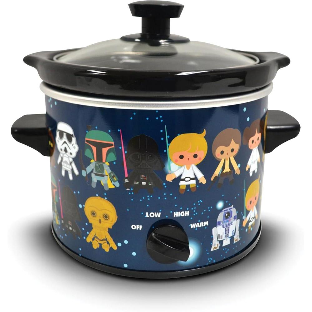 imageUncanny Brands Bluey 2qt Slow Cooker Small Kitchen ApplianceStar Wars
