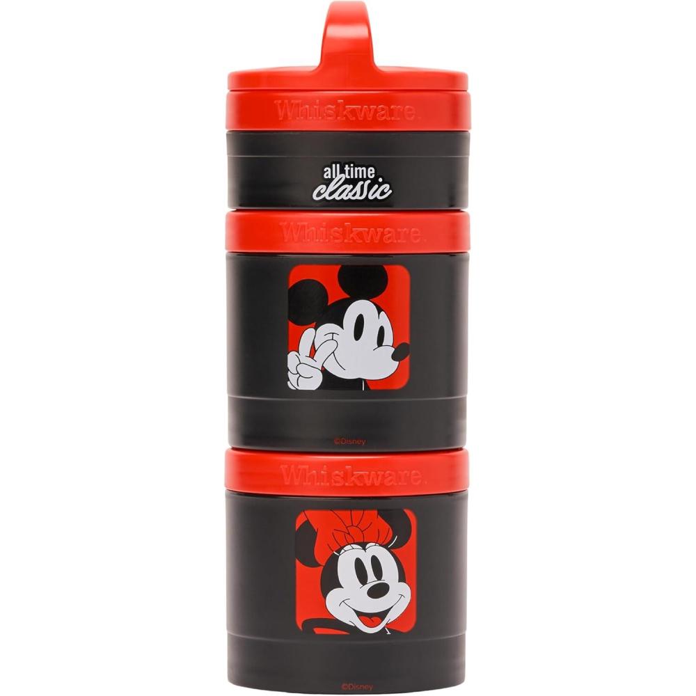 imageWhiskware Bluey Stackable Snack Containers for Kids and Toddlers 3 Stackable Snack Cups for School and Travel Bluey and Bingo HoorayPack of 1All Time Classic