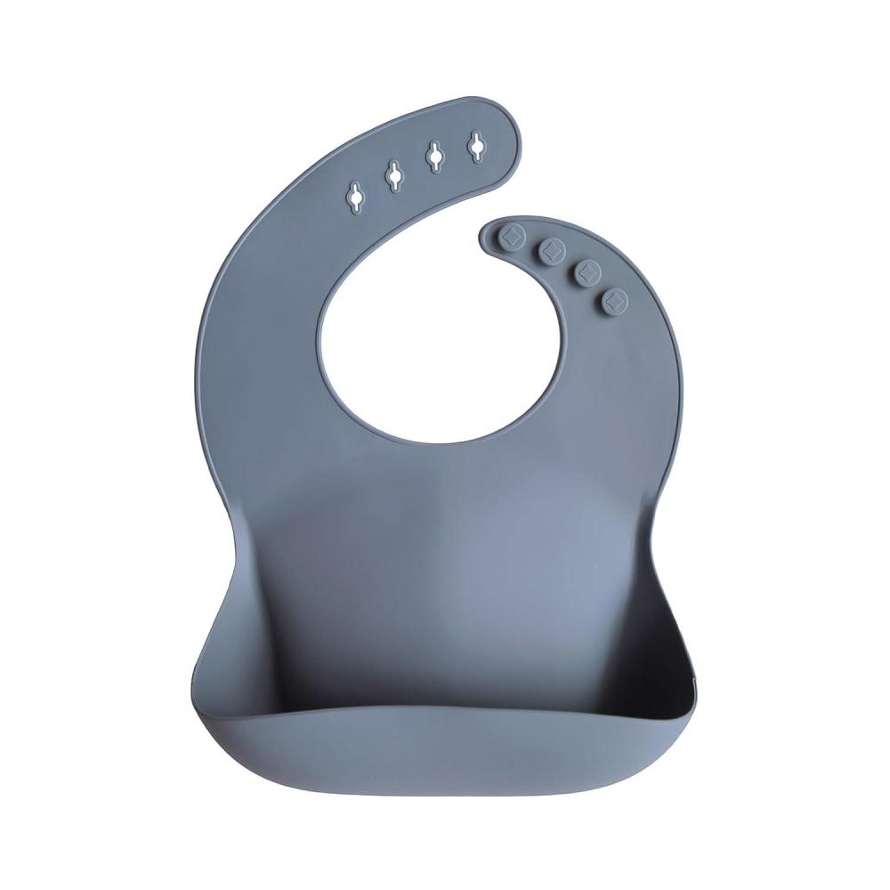 imagemushie x Bluey Silicone Baby Bib  Adjustable Fit Waterproof Bibs Bluey IvoryTradewinds