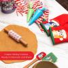 Handstand Kitchen Bluey Holiday Baking Set with Bluey and Bingo Cookie Cutters, Rolling Pin, Spatula and Flipper
