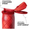 Simple Modern Kids Summit | Christmas Water Bottle with Straw Lid | Bluey 18oz Stainless Steel Cup Insulated Tumbler for Toddlers, School | Holiday Gifts for Girls Boys | Bluey Holly Jolly(Holiday Flannel)