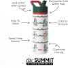 Simple Modern Kids Summit | Christmas Water Bottle with Straw Lid | Bluey 18oz Stainless Steel Cup Insulated Tumbler for Toddlers, School | Holiday Gifts for Girls Boys | Bluey Holly Jolly(Bluey Holly Jolly)