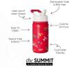 Simple Modern Kids Summit Water Bottle with Straw Lid |Bluey 18oz Stainless Steel Cup Insulated Tumbler for Girls, Boys, School | Bluey Sky(Disney-Cars Lightning Speed)