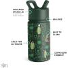 Simple Modern Kids Summit Water Bottle with Straw Lid |Bluey 18oz Stainless Steel Cup Insulated Tumbler for Girls, Boys, School | Bluey Sky(Disney-Encanto Oh  Bruno)