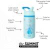 Simple Modern Kids Summit Water Bottle with Straw Lid |Bluey 18oz Stainless Steel Cup Insulated Tumbler for Girls, Boys, School | Bluey Sky(Disney-Iridescent Elsa)