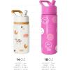 Simple Modern Kids Summit Water Bottle with Straw Lid |Bluey 18oz Stainless Steel Cup Insulated Tumbler for Girls, Boys, School | Bluey Sky(Disney-Minnie Doodle)