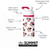 Simple Modern Kids Summit Water Bottle with Straw Lid |Bluey 18oz Stainless Steel Cup Insulated Tumbler for Girls, Boys, School | Bluey Sky(Disney-Minnie Mouse Fun)