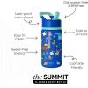 Simple Modern Kids Summit Water Bottle with Straw Lid |Bluey 18oz Stainless Steel Cup Insulated Tumbler for Girls, Boys, School | Bluey Sky(Disney-Pixar Mashup on Blue)