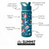 Simple Modern Kids Summit Water Bottle with Straw Lid |Bluey 18oz Stainless Steel Cup Insulated Tumbler for Girls, Boys, School | Bluey Sky(Disney-The Little Mermaid Ariel’s Dream)