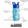 Simple Modern Kids Summit Water Bottle with Straw Lid |Bluey 18oz Stainless Steel Cup Insulated Tumbler for Girls, Boys, School | Bluey Sky(Disney-Toy Story Andys Toys)