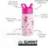 Simple Modern Kids Summit Water Bottle with Straw Lid |Bluey 18oz Stainless Steel Cup Insulated Tumbler for Girls, Boys, School | Bluey Sky(Trolls: Poppy Mashup)