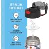 THERMOS FUNTAINER Water Bottle with Straw – 12 Ounce – Kids Stainless Steel Vacuum Insulated Water Bottle with Lid, Bluey(Avengers)