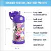 THERMOS FUNTAINER Water Bottle with Straw – 12 Ounce – Kids Stainless Steel Vacuum Insulated Water Bottle with Lid, Bluey(Minnie and Friends)