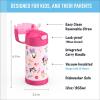 THERMOS FUNTAINER Water Bottle with Straw – 12 Ounce – Kids Stainless Steel Vacuum Insulated Water Bottle with Lid, Bluey(Preschool Minnie)