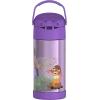 THERMOS FUNTAINER Water Bottle with Straw – 12 Ounce – Kids Stainless Steel Vacuum Insulated Water Bottle with Lid, Bluey(Wish)