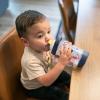 The First Years Bluey Sip & See Toddler Water Bottle – Includes Floating Charm – Toddler Cups with Straw – 12 Oz – Ages 24 Months and Up(12 Ounces (Pack of 2))