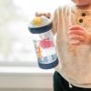 The First Years Bluey Sip & See Toddler Water Bottle – Includes Floating Charm – Toddler Cups with Straw – 12 Oz – Ages 24 Months and Up(12 Ounces (Pack of 2))