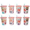 The First Years Bluey Take & Toss Toddler Straw Cups – Spill Proof Toddler Sippy Cups with Snap On Lids and Straws – Bluey Gifts and Bluey Party Supplies – 10 Oz – 10 Count(Cocomelon)