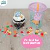 The First Years Bluey Take & Toss Toddler Straw Cups – Spill Proof Toddler Sippy Cups with Snap On Lids and Straws – Bluey Gifts and Bluey Party Supplies – 10 Oz – 10 Count(Peppa Pig)
