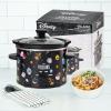Uncanny Brands Bluey 2qt Slow Cooker – Small Kitchen Appliance(Disney Villains)