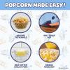 Uncanny Brands Bluey Popcorn Maker, Oil-Free Electric Hot Air Popper with 12 Paper Bags – Officially Licensed(Bluey)
