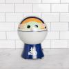 Uncanny Brands Bluey Popcorn Maker, Oil-Free Electric Hot Air Popper with 12 Paper Bags – Officially Licensed(Grogu – Blue)